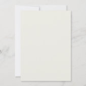 Minimale Sage Goud Baby Shower Uitnodiging (Achterkant)