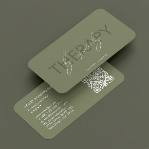 Minimale salie voet specialist podiatrist therapeu visitekaartje