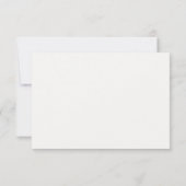Minimale saliegroene botanische RSVP kaart (Achterkant)
