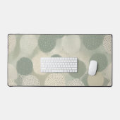 Minimale saliegroene patroon bureaumat (Keyboard & Muis)