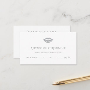 Minimale Salon Afspraakherinnering Afsprakenkaartje
