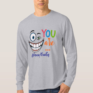 Minimale sarcastische quote t-shirt