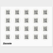 Minimale scan me QR-code sticker (Vel)