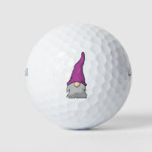 Minimale Scandinavische gnome Golfballen (Voorkant)