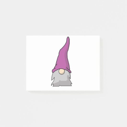 Minimale Scandinavische gnome Post-it® Notes (Voorkant)