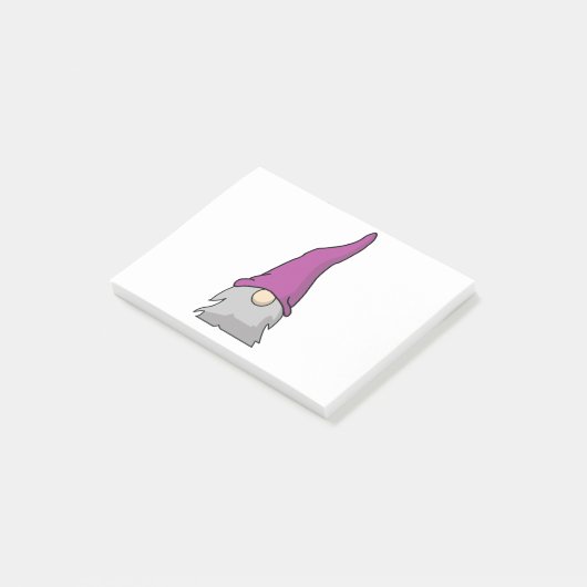 Minimale Scandinavische gnome Post-it® Notes (Schuin)