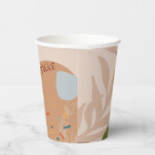 Minimale Scandinavische kerstfeestdag Papieren Bekers (Rechts)