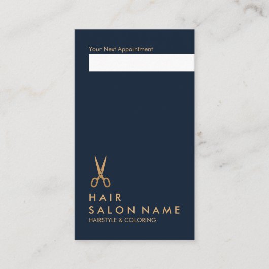 Minimale schaarste, verticale aanduiding visitekaartje (Voorkant)