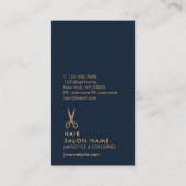 Minimale schaarste, verticale loyaltyCard voor haa Visitekaartje (Achterkant)