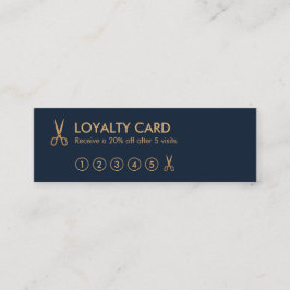 Minimale schaarste voor piekgeluid Mini Loyalty Mini Visitekaartje