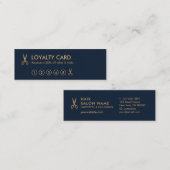 Minimale schaarste voor piekgeluid Mini Loyalty Mini Visitekaartje (Voorkant / Achterkant)