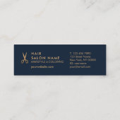 Minimale schaarste voor piekgeluid Mini Loyalty Mini Visitekaartje (Achterkant)