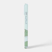 Minimale schattige kikker iPhone 15 case (Linkerkant)