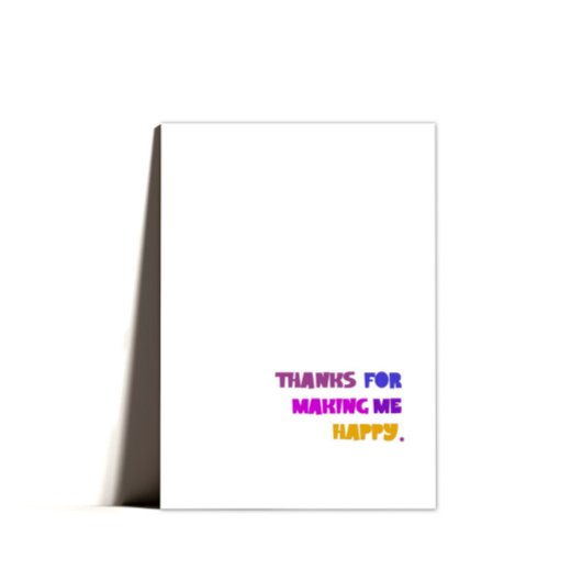 Minimale Schattigee moderne tekst Valentijnse Kaar Feestdagen Kaart