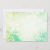 Minimale schone neutrale Boheemse bruiloft Kaart (Achterkant)