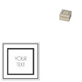 Minimale, schone ontwerpvereisten rubberstempel (Gestempeld)