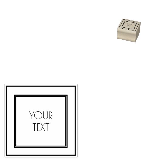 Minimale, schone ontwerpvereisten rubberstempel (Gestempeld)