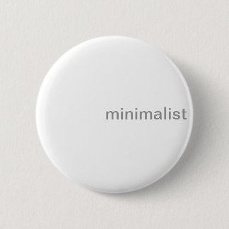 Minimale schone witte en grijze Button