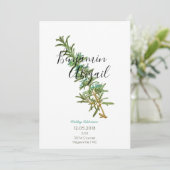 Minimale schoonmaakinstallatie in rosemary Herbali Kaart (Staand voorkant)