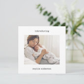 Minimale schrijfmachine | Aankondiging van de foto (Staand voorkant)