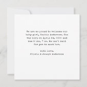 Minimale schrijfmachine | Aankondiging van de foto (Achterkant)