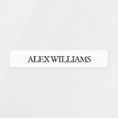 Minimale schrijfmachine | Etiketten voor waterdich Labels (Design 1)