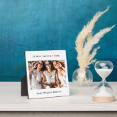 Minimale schrijfmachine | Foto van beste vrienden  Fotoplaat (Insitu)