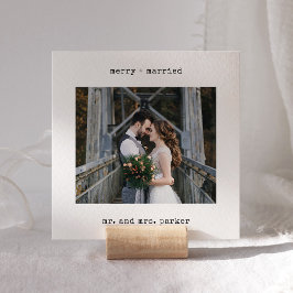 Minimale schrijfmachine | Foto van Merry en Marrie Feestdagenkaart