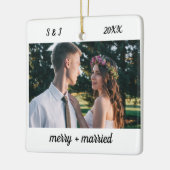 Minimale schrijfmachine | Foto van Merry en Marrie Keramisch Ornament (Links)