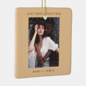 Minimale schrijfmachine | Foto van Merry en Marrie Keramisch Ornament (Rechts)