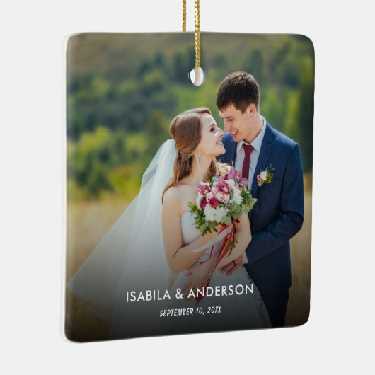 Minimale schrijfmachine | Foto van Merry en Marrie Keramisch Ornament (Rechts)