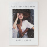 Minimale schrijfmachine | Foto van Merry en Marrie Legpuzzel<br><div class="desc">Minimale schrijfmachine | Fijne en gehuwde Foto gepersonaliseerd voor volwassenen van meer dan 1000 bruiloft puzzel</div>