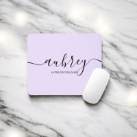 Minimale Script Calligraphy Light Paars