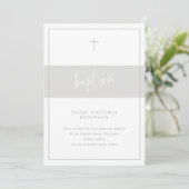 Minimale Script Doop Kaart (Staand voorkant)