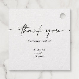 Minimale Script ELLE Bedankjes Labels