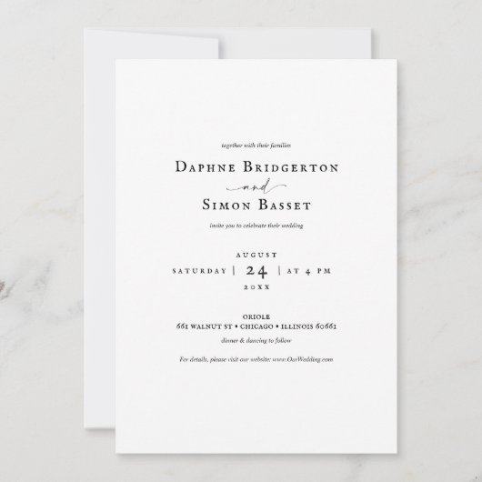 Minimale Script ELLE Kaart (Voorkant)