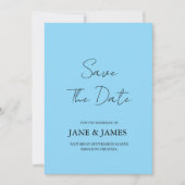 Minimale Script Foto Save the Date (Voorkant)