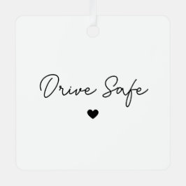 Minimale script hart rijveilig auto ornament