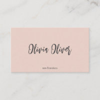 Minimale script kalligrafie roze chic modern