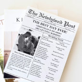 Minimale script krant bruiloft opslaan van de datu kaart