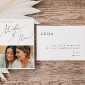 Minimale Script Photo Matron of Honor proposal Kaa Kaart