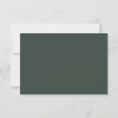 Minimale Script Rsvp Kaartje (Achterkant)