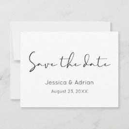 Minimale script save the date