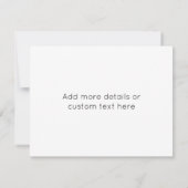 Minimale script save the date (Achterkant)