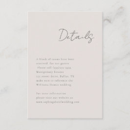 Minimale scriptgegevens informatiekaartje