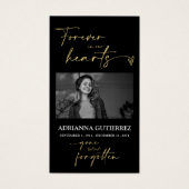 Minimale scriptherdenkingsfotosympathie Kaart gebe (Voorkant)