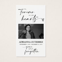 Minimale scriptherdenkingsfotosympathie Kaart gebe