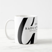 Minimale scriptie afstudeerfoto afstudeercadeau koffiemok (Links)
