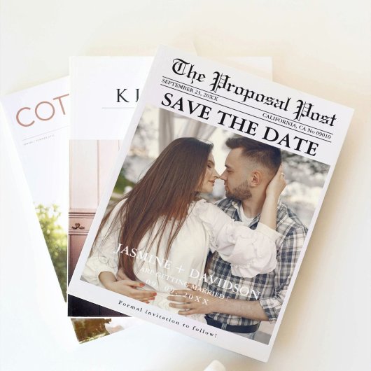 Minimale scriptkrant bruiloft met datum kaart