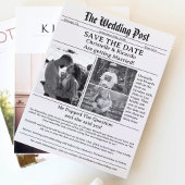 Minimale scriptkrant bruiloft met datum kaart